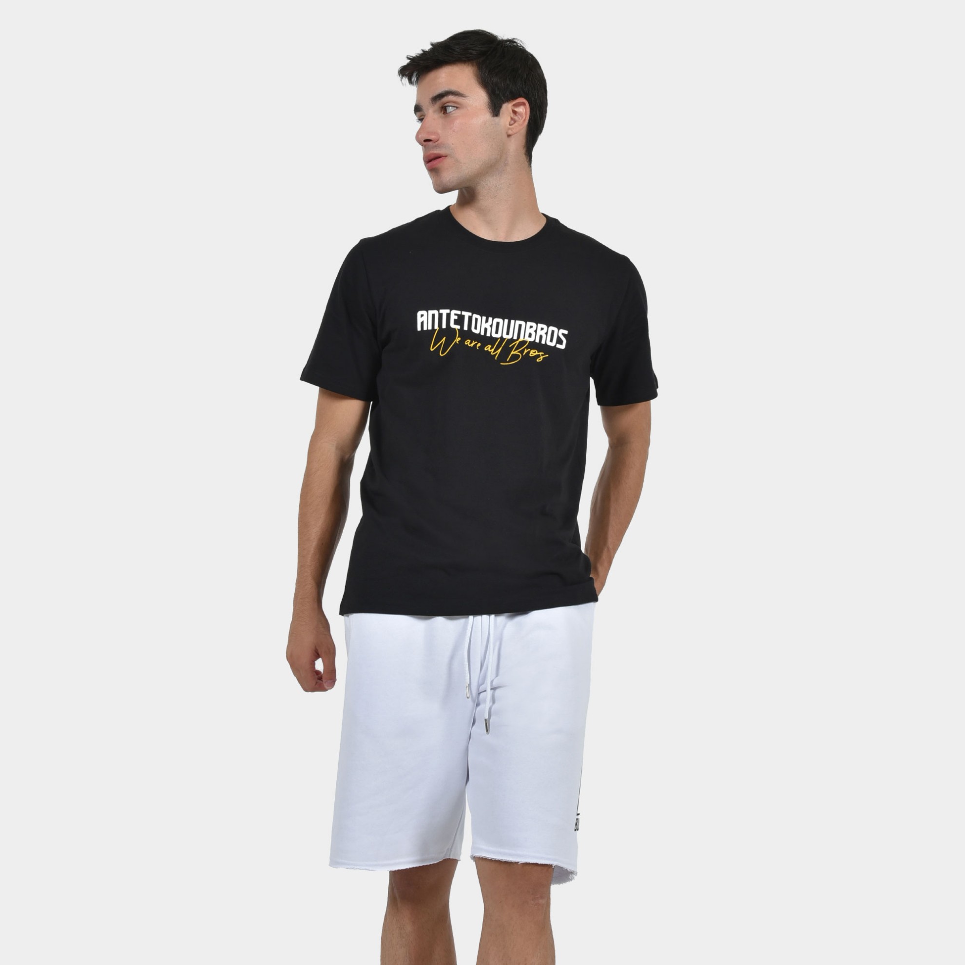ANTETOKOUNBROS Men'sT-shirt We are all Bros model Black