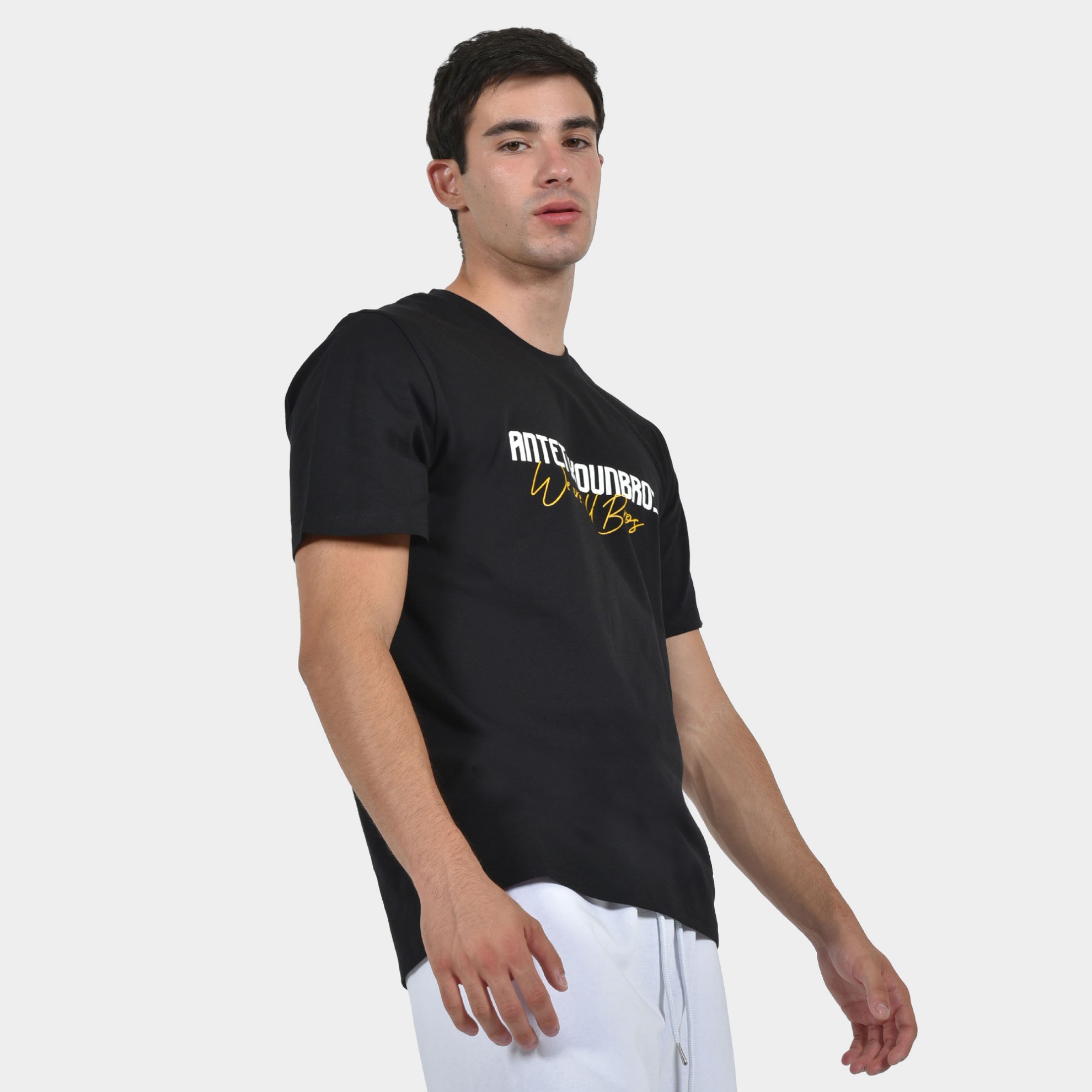 ANTETOKOUNBROS Men's T-shirt We are all Bros move Black