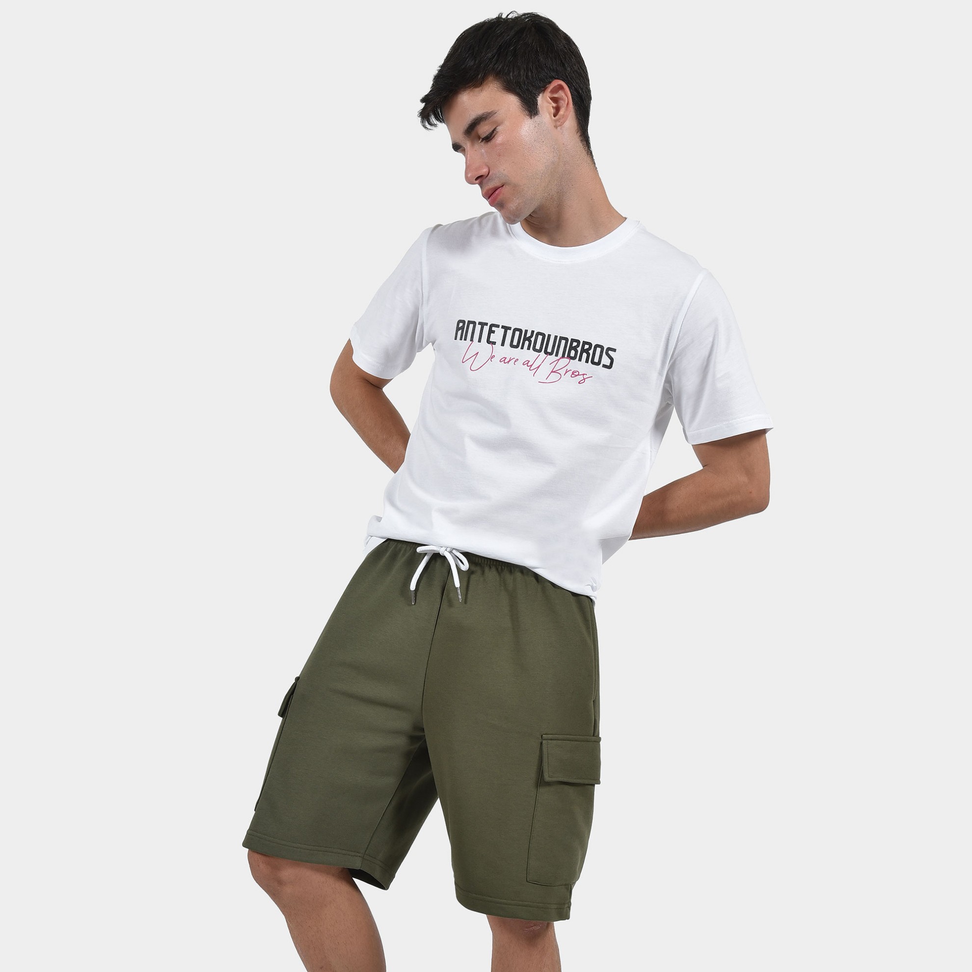 ANTETOKOUNBROS Men's T-shirt We are all Bros model white