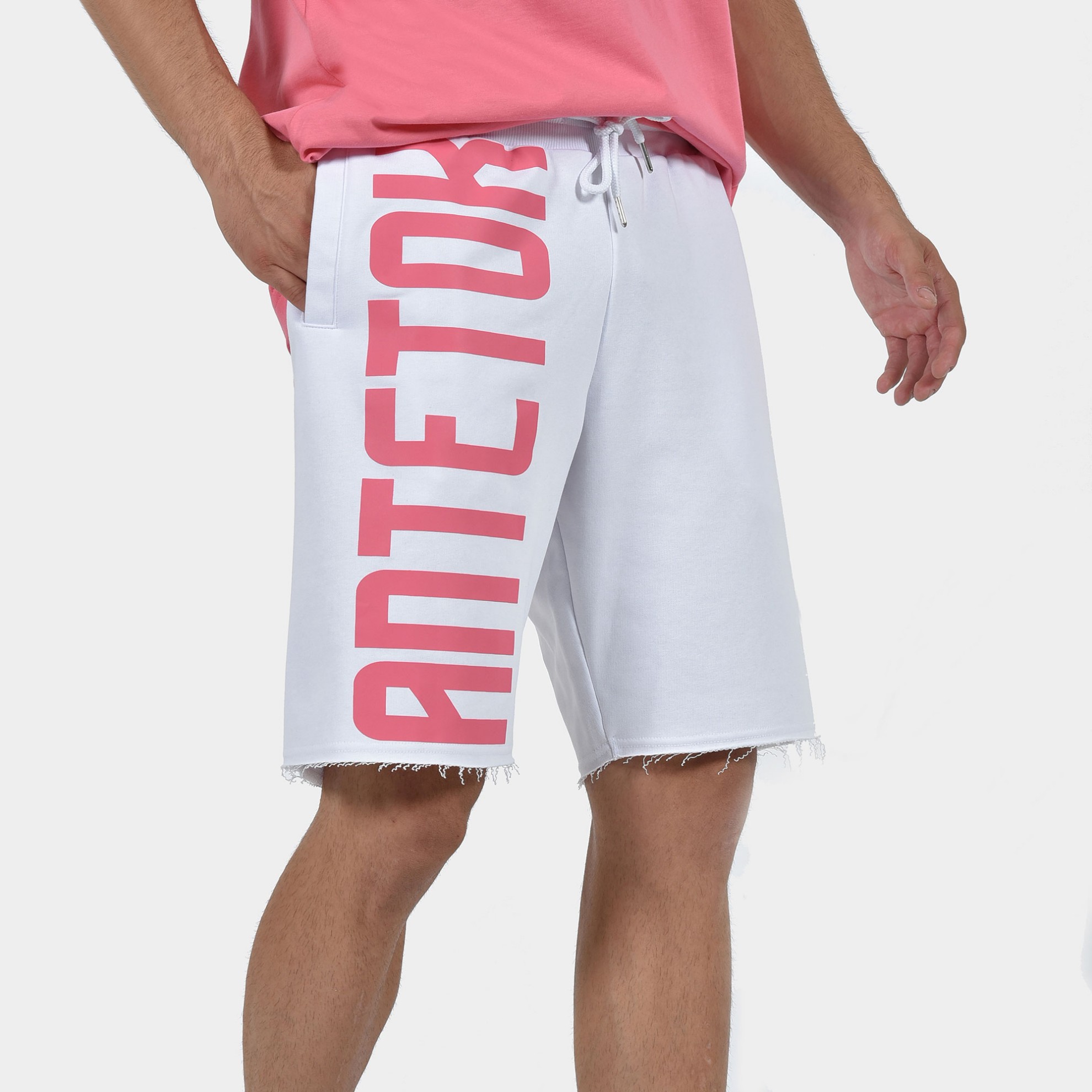 Unisex  Shorts Multi Graffiti ANTETOKOUNBROS front White