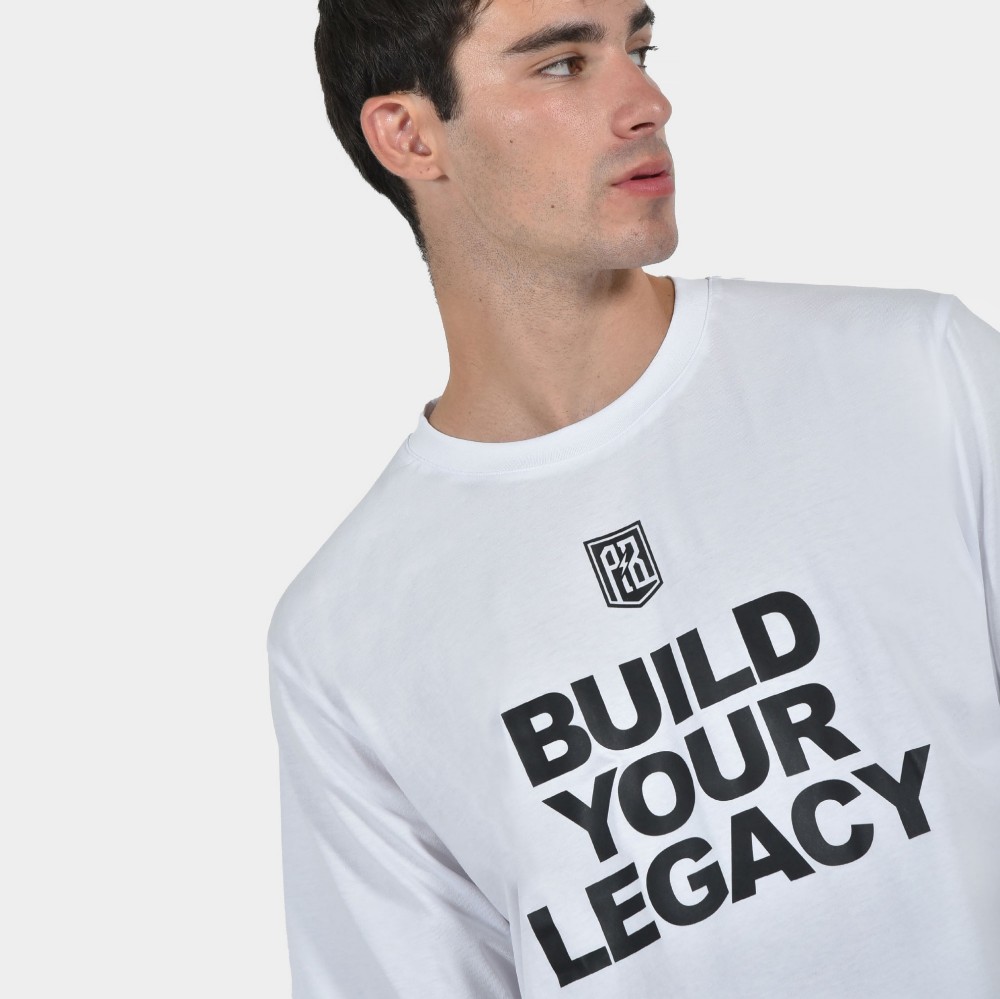  ANTETOKOUNBROS Men's T-shirt Build Your Legacy White Detail