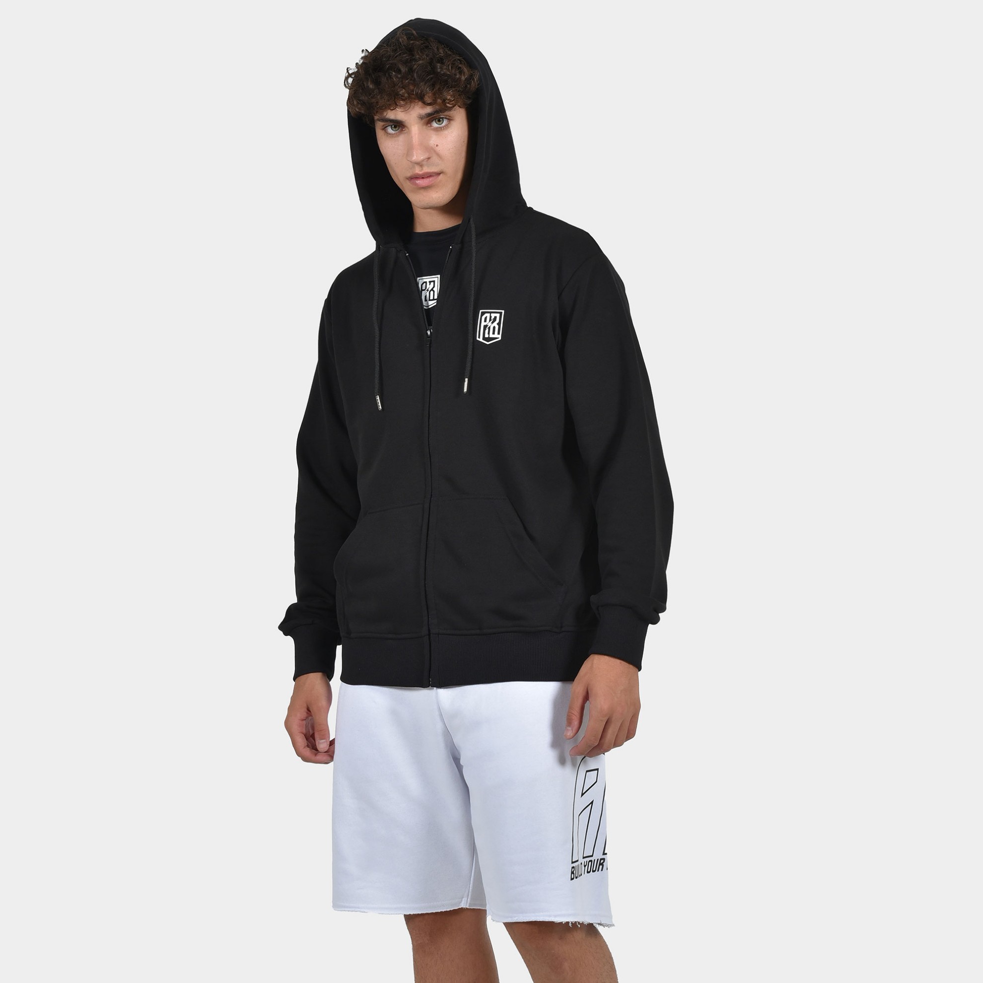 ANTETOKOUNBROS Unisex Full Zip Hoodie Build your Legacy Black Front 1