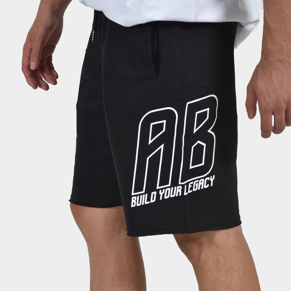 ANTETOKOUNBROS Men's Shorts Build Your Legacy Black Front