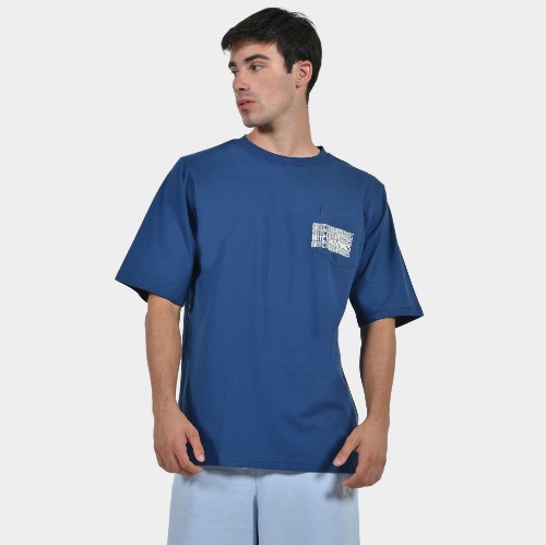 ANTETOKOUNBROS Men’s T-shirt Multi Graffiti Blue Front thumb