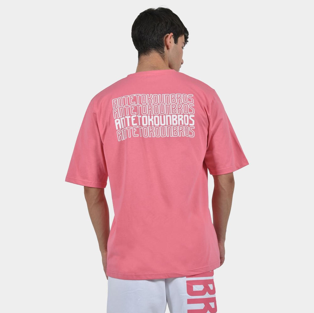 ANTETOKOUNBROS Men’s T-shirt Multi Graffiti Bubblegum Back