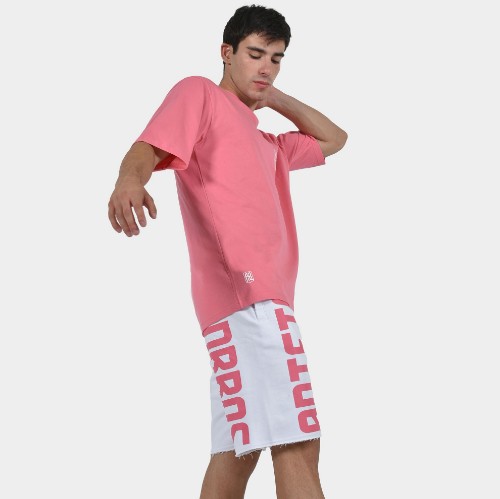 Men’s T-shirt Multi Graffiti Bubblegum Model Front thumb