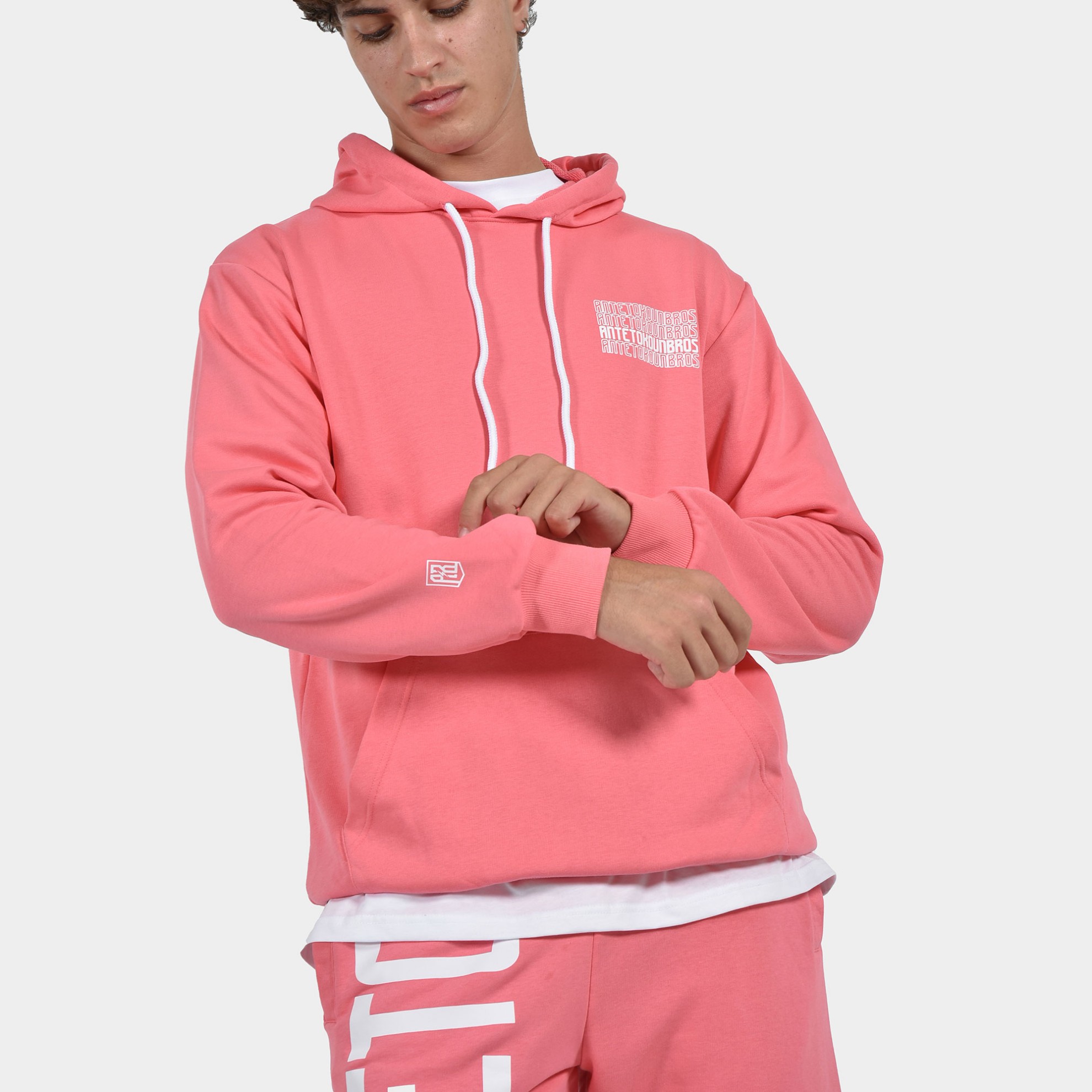  ANTETOKOUNBROS Unisex Hoodie Multi Graffiti Bubblegum Detail