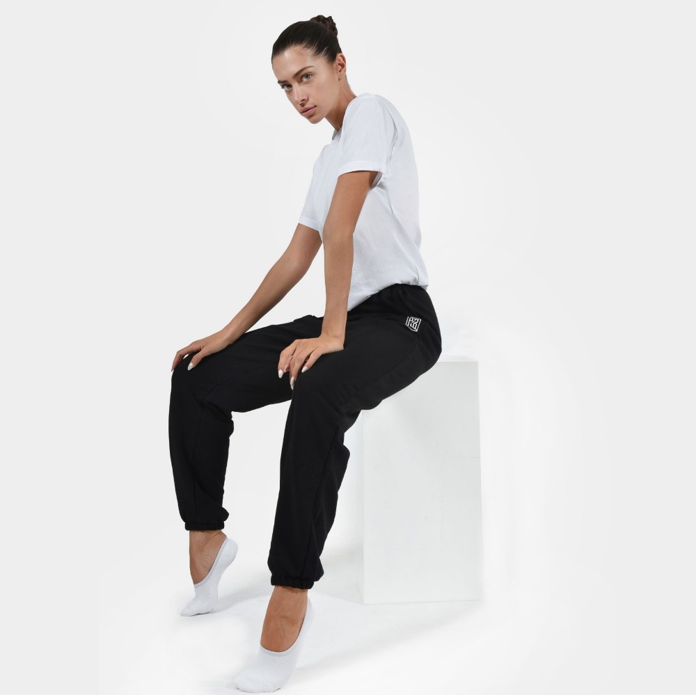  ANTΕΤΟΚOUNBROS Women's Sweatpants Baseline Black Model 