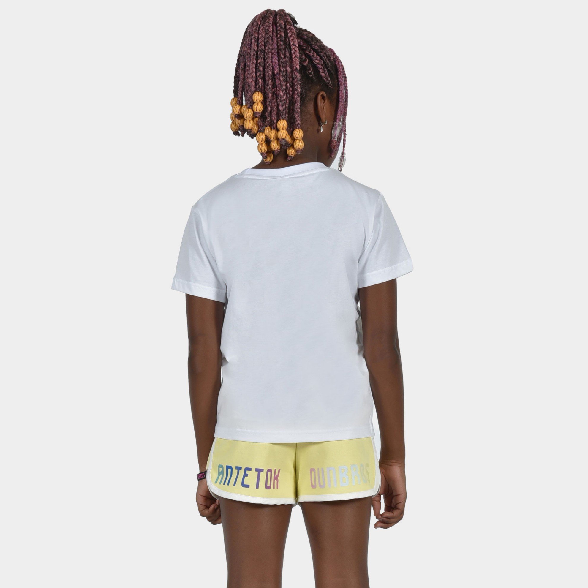 Kids' T-shirt Build Your Legacy Graffiti White Back