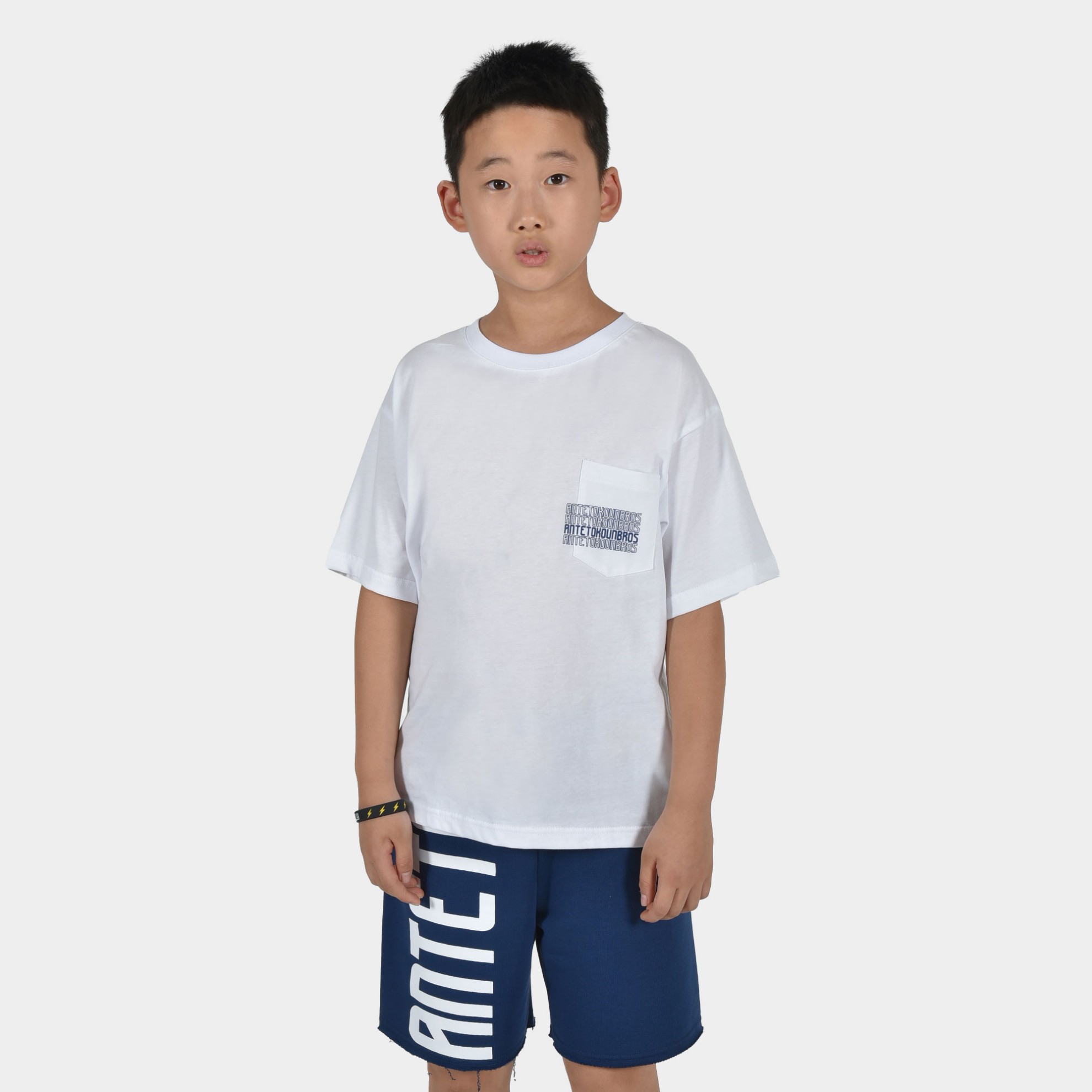 Kids' T-shirt Multi Graffiti White Front