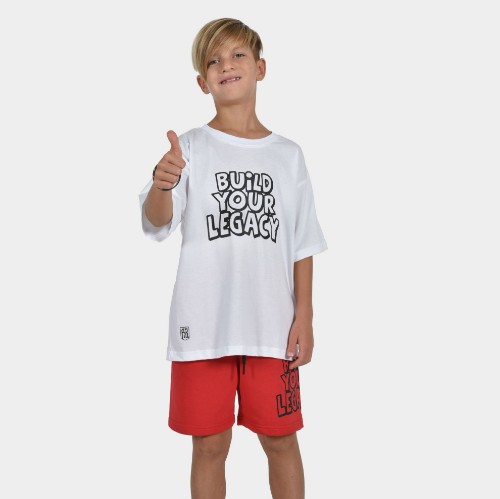 Kids' T-shirt Build your Legacy White Front
