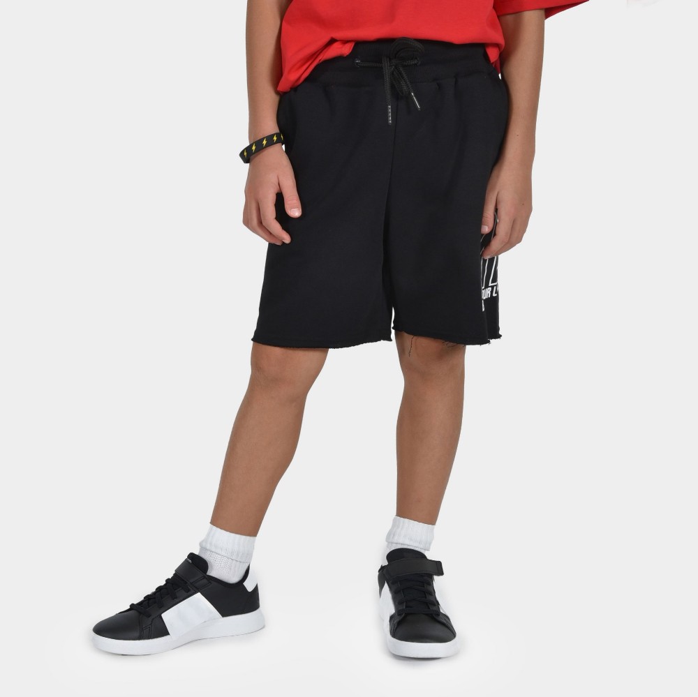 Kids' Shorts Build Your Legacy AB Black Front 1