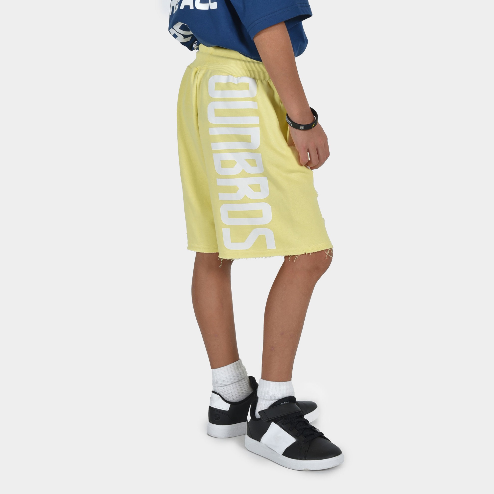 Kids' Shorts Multi Graffiti Yellow Side | Antetokounbros