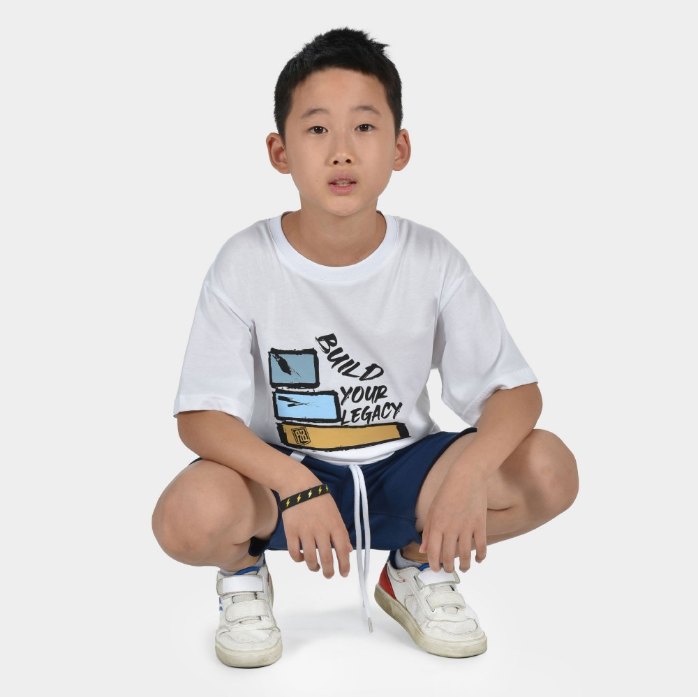 Kids' T-shirt Build your Legacy House White Style