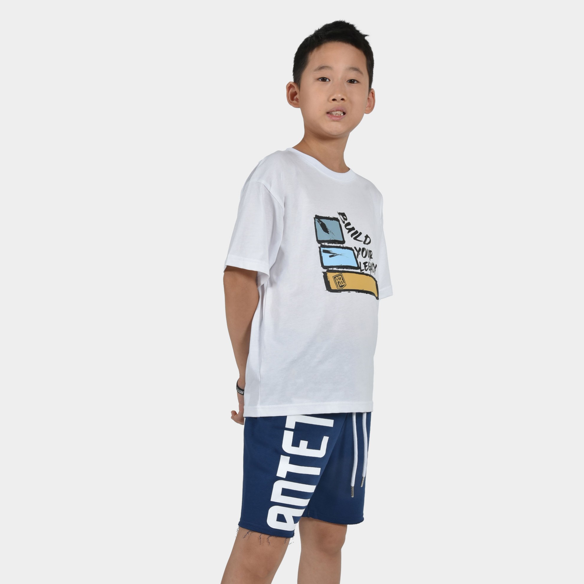 Kids' T-shirt Build your Legacy House White Front