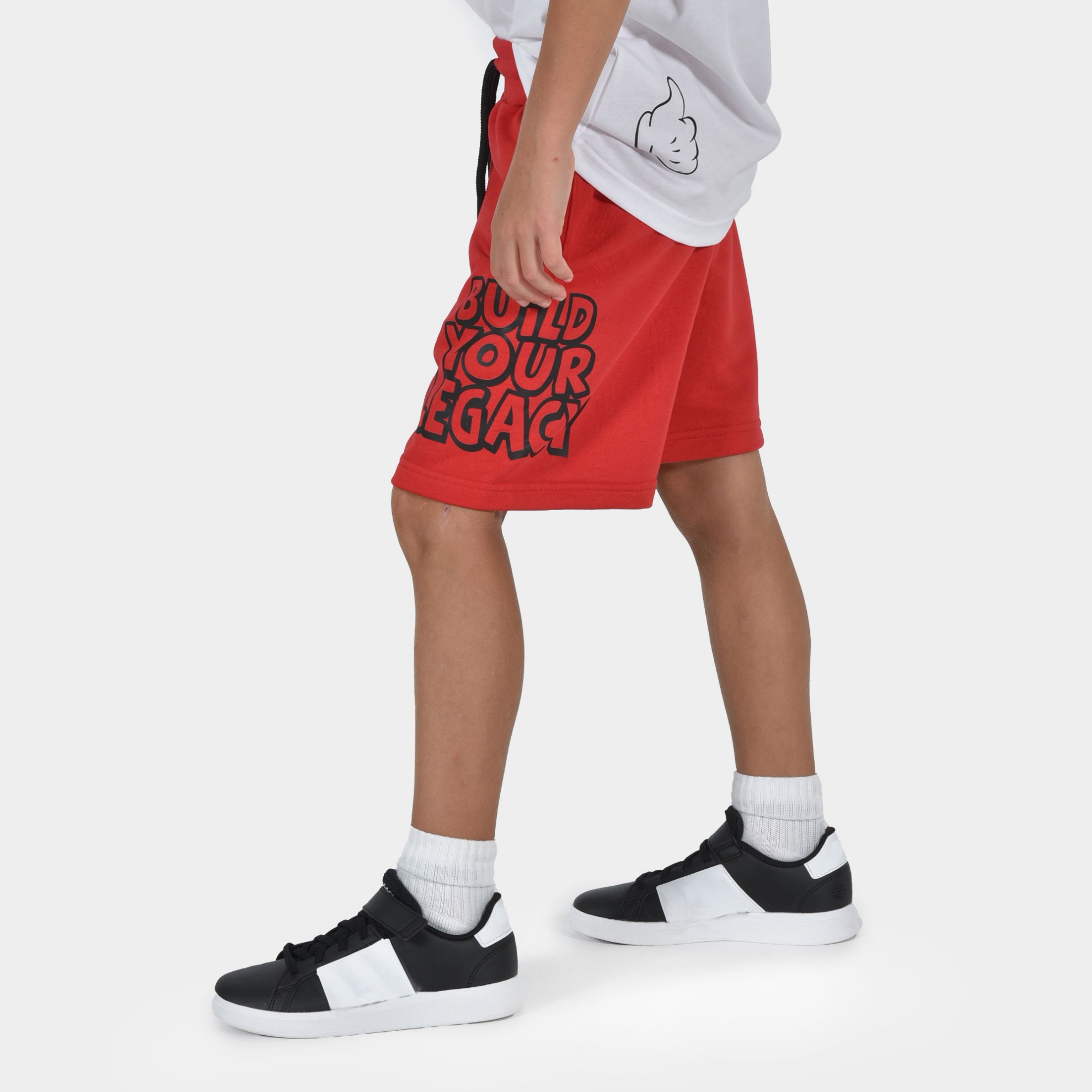 Kids' Shorts Build your Legacy Black Side | ANTETOKOUNBROS