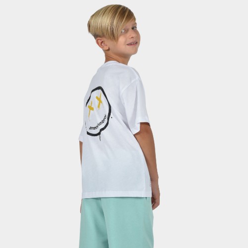 Kids' T-shirt Smiley | ANTETOKOUNBROS | White Back thumb