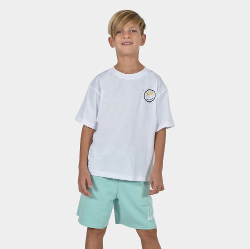 Kids' T-shirt Smiley | ANTETOKOUNBROS | White Front 1 thumb