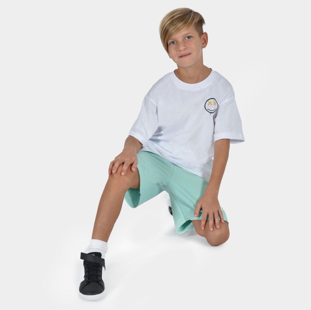 Kids' T-shirt Smiley | ANTETOKOUNBROS | White Model Style