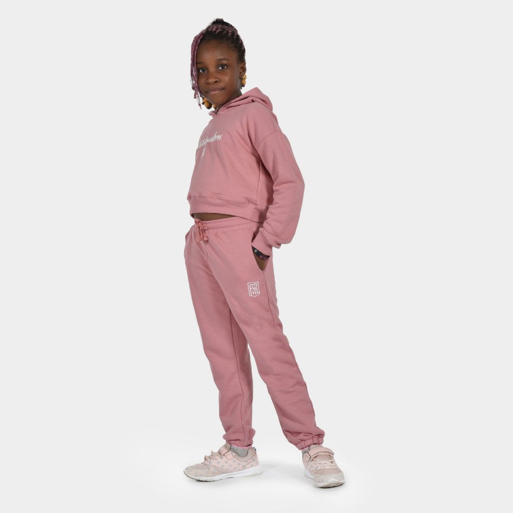 Kids' Sweatpants Baseline Black model Front | Antetokounbros