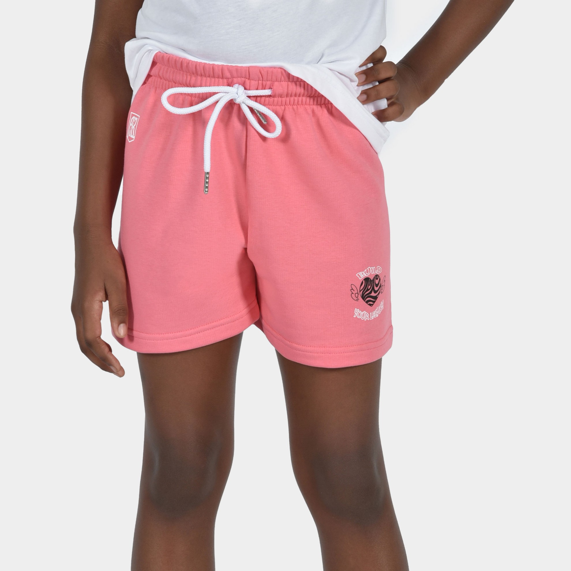 Kids' Shorts Build Your Legacy Graffiti Bubblegum Detail 2  | ANTETOKOUNBROS