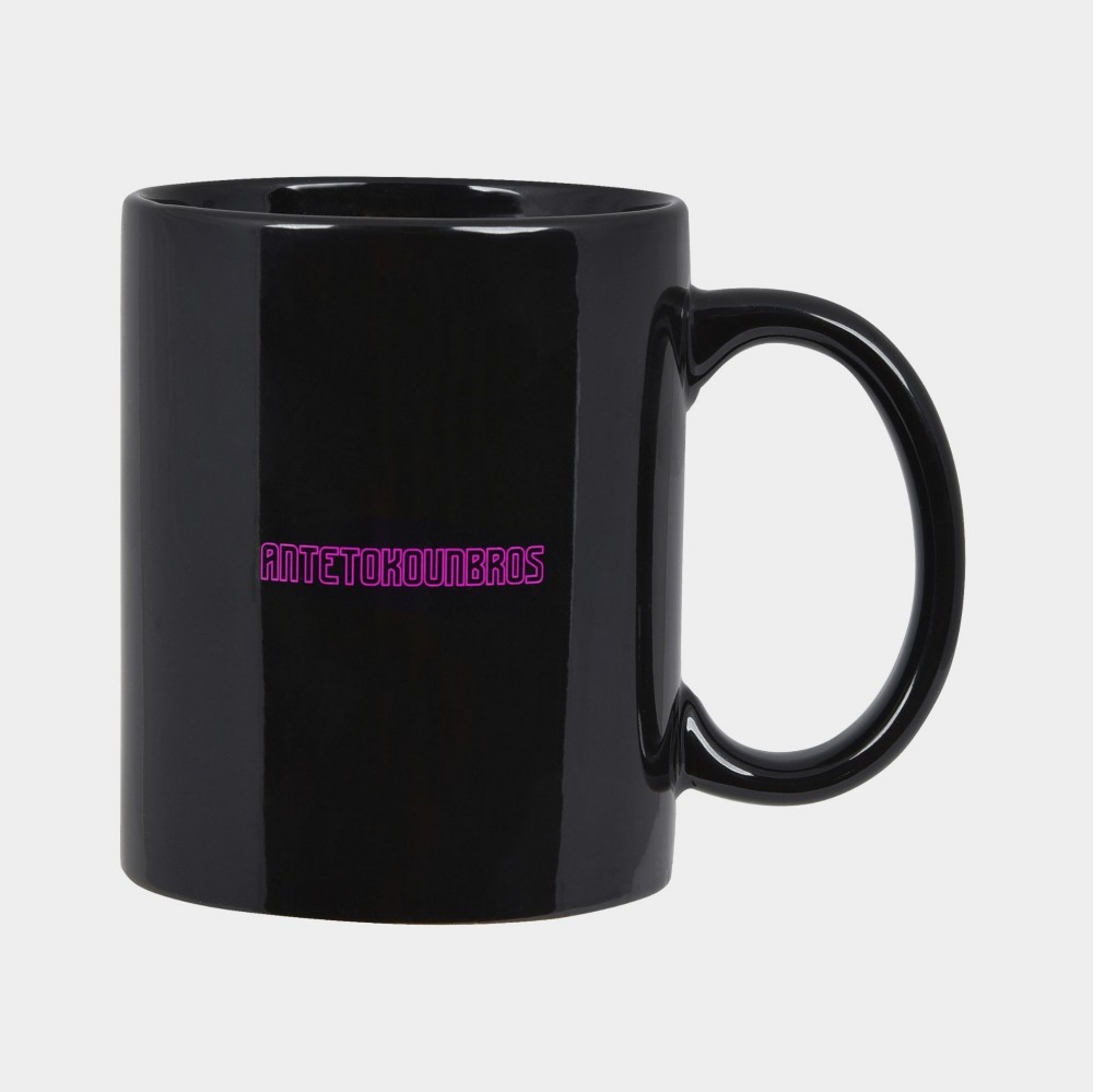 Coffee Mug with AB Logo | ANTETOKOUNBROS | Pink Back