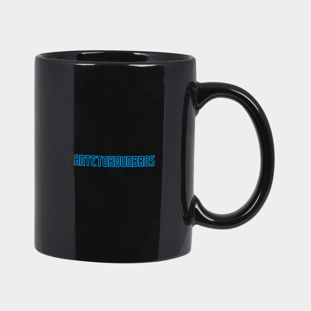 ANTETOKOUNBROS Coffee Mug with AB Logo Blue Back