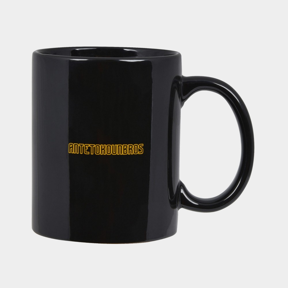 Coffee Mug with AB Logo | ANTETOKOUNBROS | Yellow Back