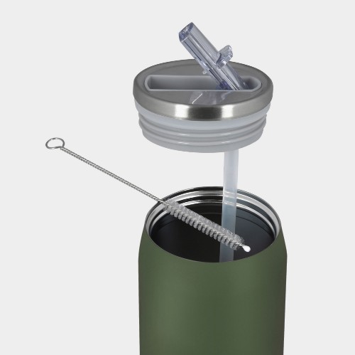 Insulated Travel Cup 500ml | ANTETOKOUNBROS | Olive Green Detail