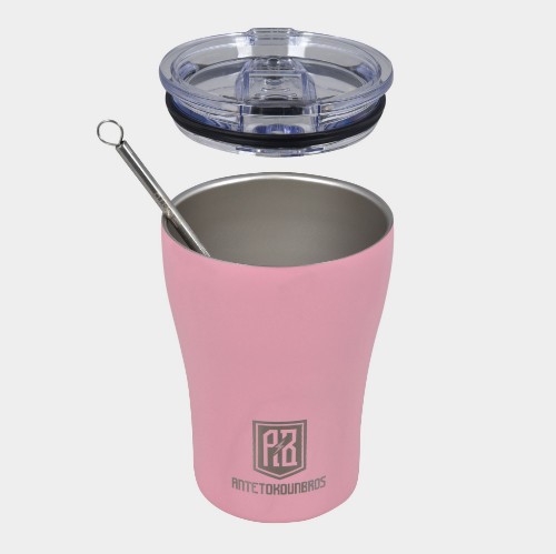 Insulated Coffee Mug 350ml | ANTETOKOUNBROS | Pink Detail