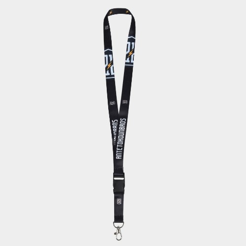 Lanyard We are all Bros | ANTETOKOUNBROS | Black Front thumb