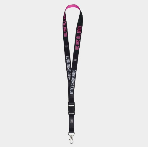 Lanyard We are all Bros | ANTETOKOUNBROS |  Pink Back thumb