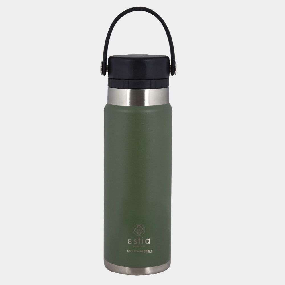 antetokounbros Thermos Travel Bottle 750ml Olive Green Back