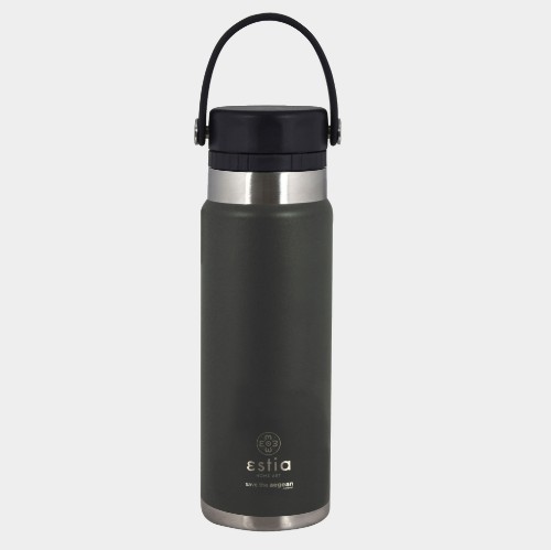 ANTETOKOUNBROS Thermos Travel Bottle 750ml Black Back thumb