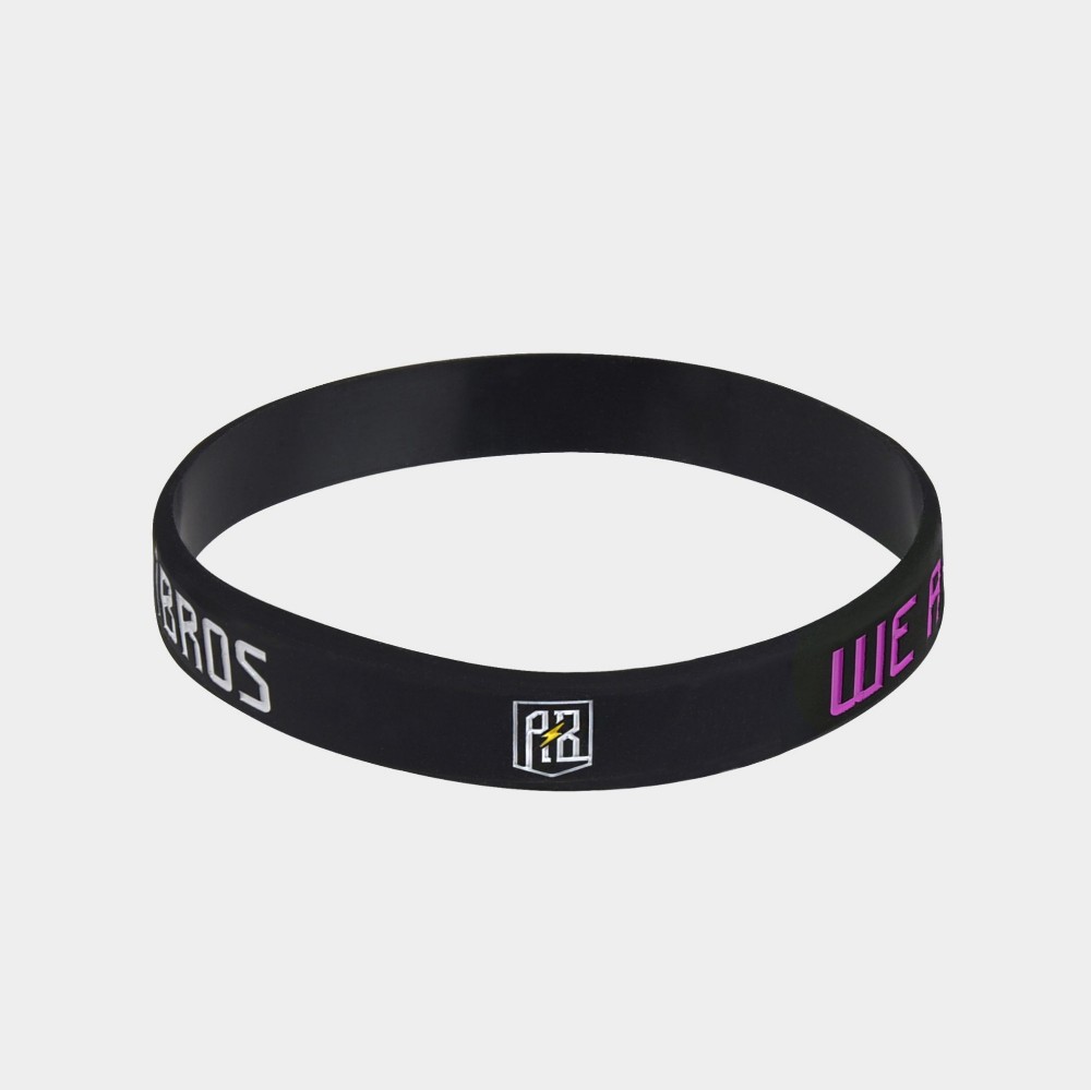 Silicon Bracelet We are all Bros | ANTETOKOUNBROS | Pink Detail