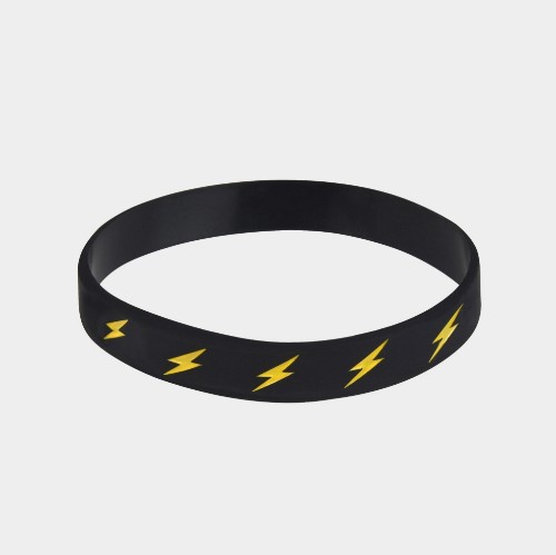 Silicon Bracelet Thunder| ANTETOKOUNBROS | Black  Front