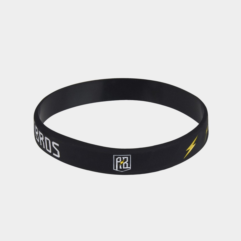 Silicon Bracelet Thunder| ANTETOKOUNBROS | Black  Detail