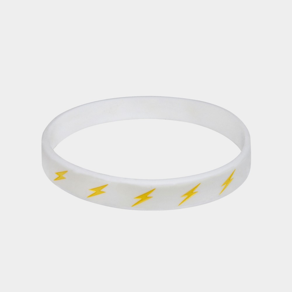 Silicon Bracelet Thunder| ANTETOKOUNBROS | White front