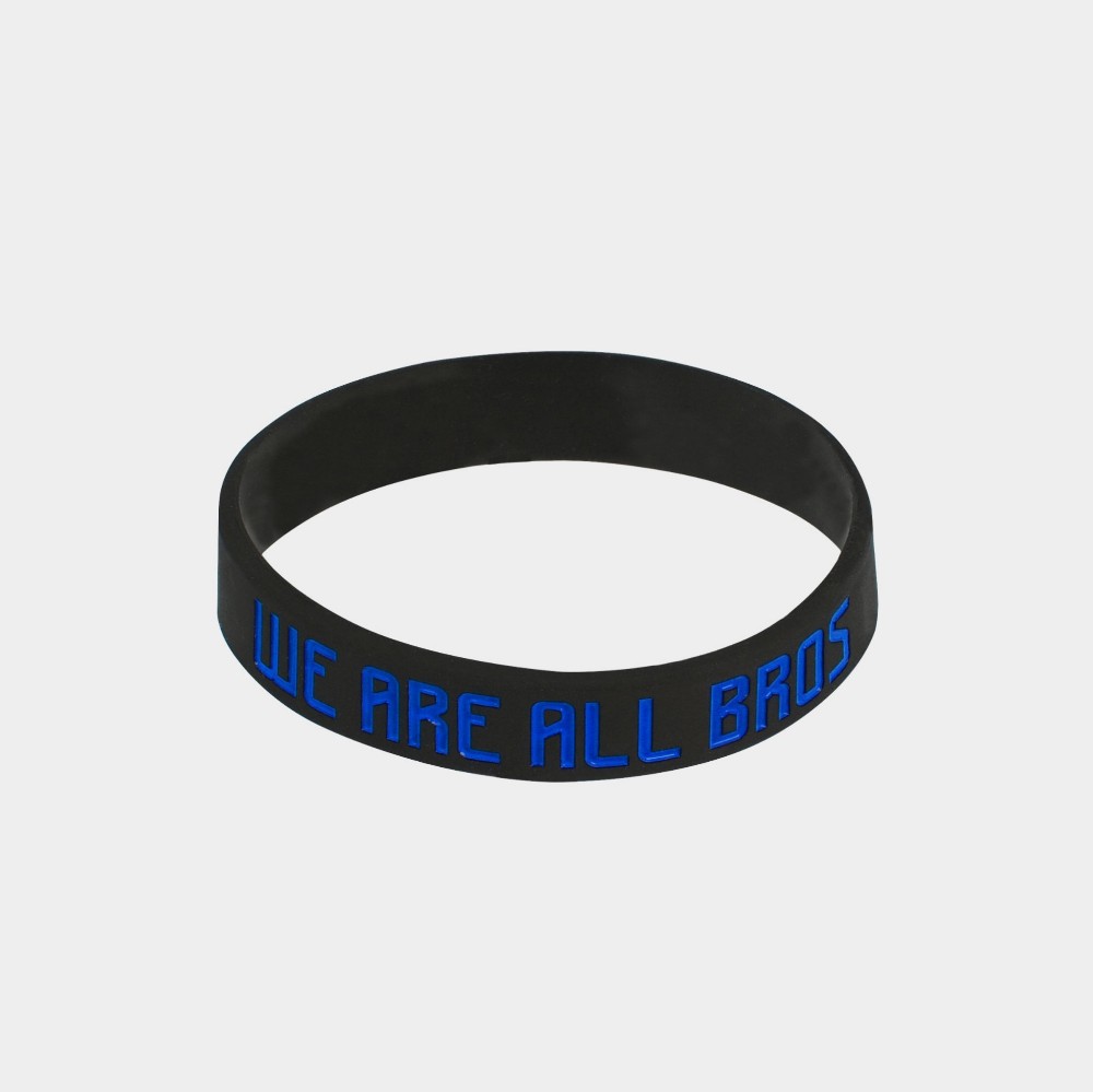 Kid's Silicon Bracelet We are all Bros | ANTETOKOUNBROS | Blue Front