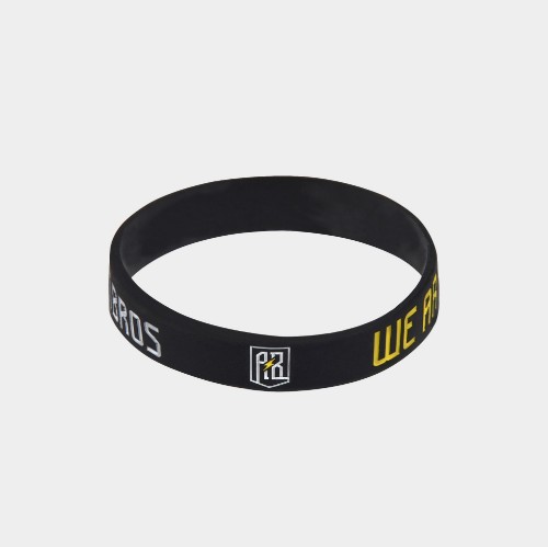 Kid's Silicon Bracelet We are all Bros | ANTETOKOUNBROS | Yellow  Side thumb