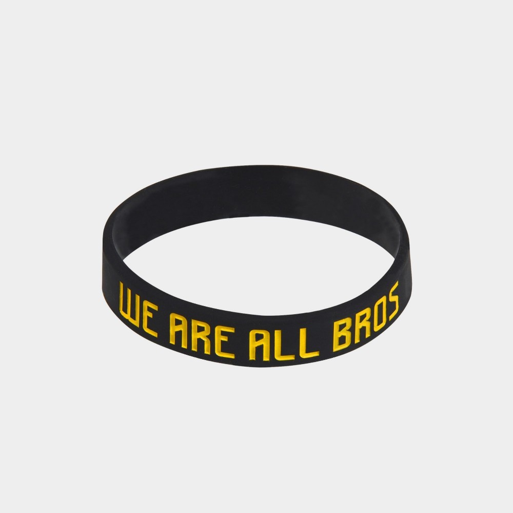 Kid's Silicon Bracelet We are all Bros | ANTETOKOUNBROS | Yellow Front