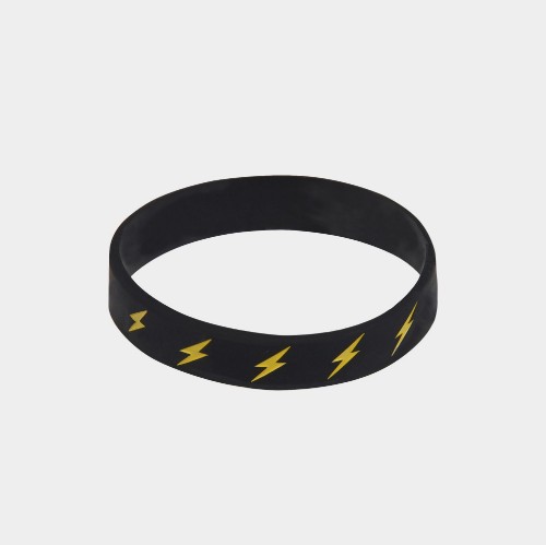 Kids' Silicon Bracelet Thunder | ANTETOKOUNBROS | Black Front