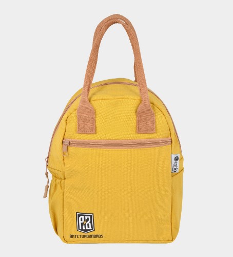 Insulated Lunch Bag 7lt | ANTETOKOUNBROS | Yellow Front