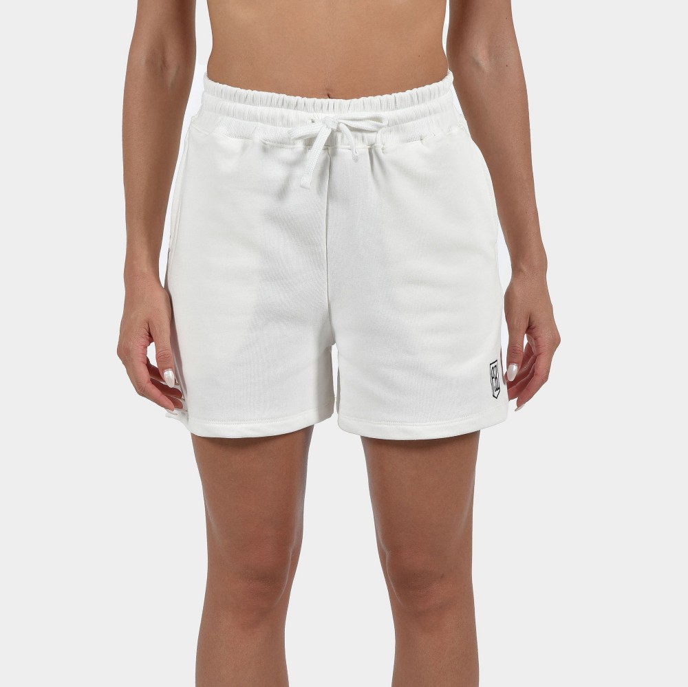 Women's Shorts Baseline | ANTETOKOUNBROS | Off White Front