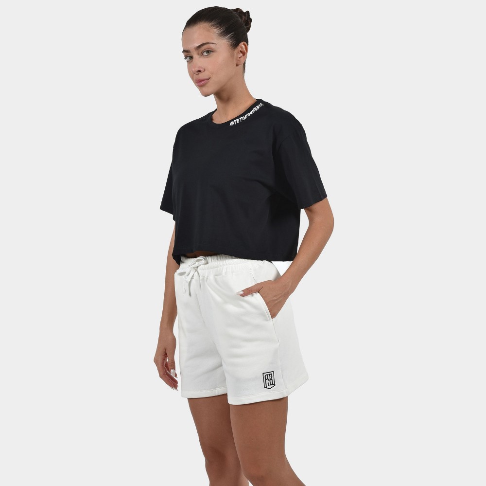 Women's Shorts Baseline | ANTETOKOUNBROS | Off White Model Front