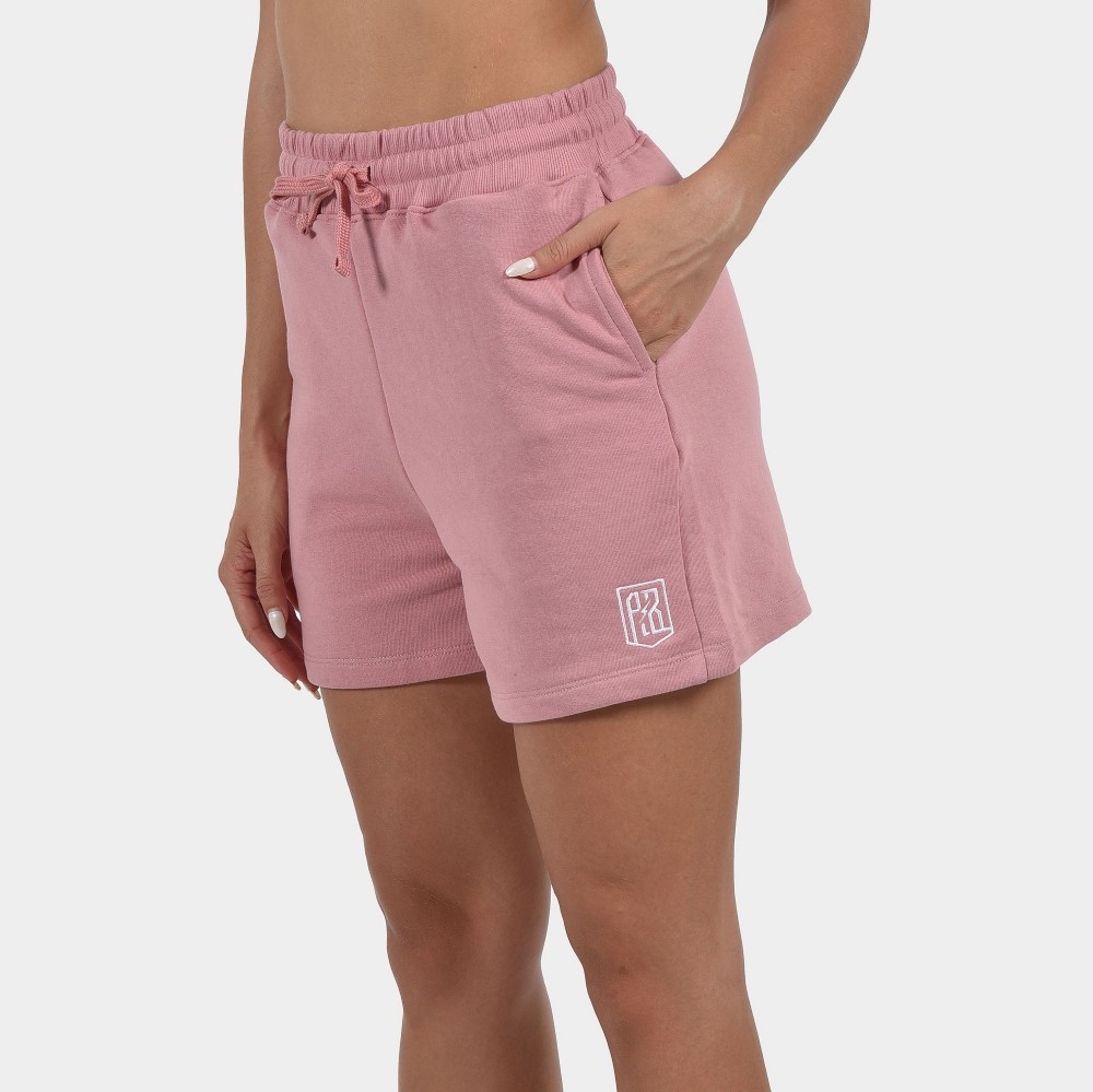 Women's Shorts Baseline | ANTETOKOUNBROS | Dusty Pink Side