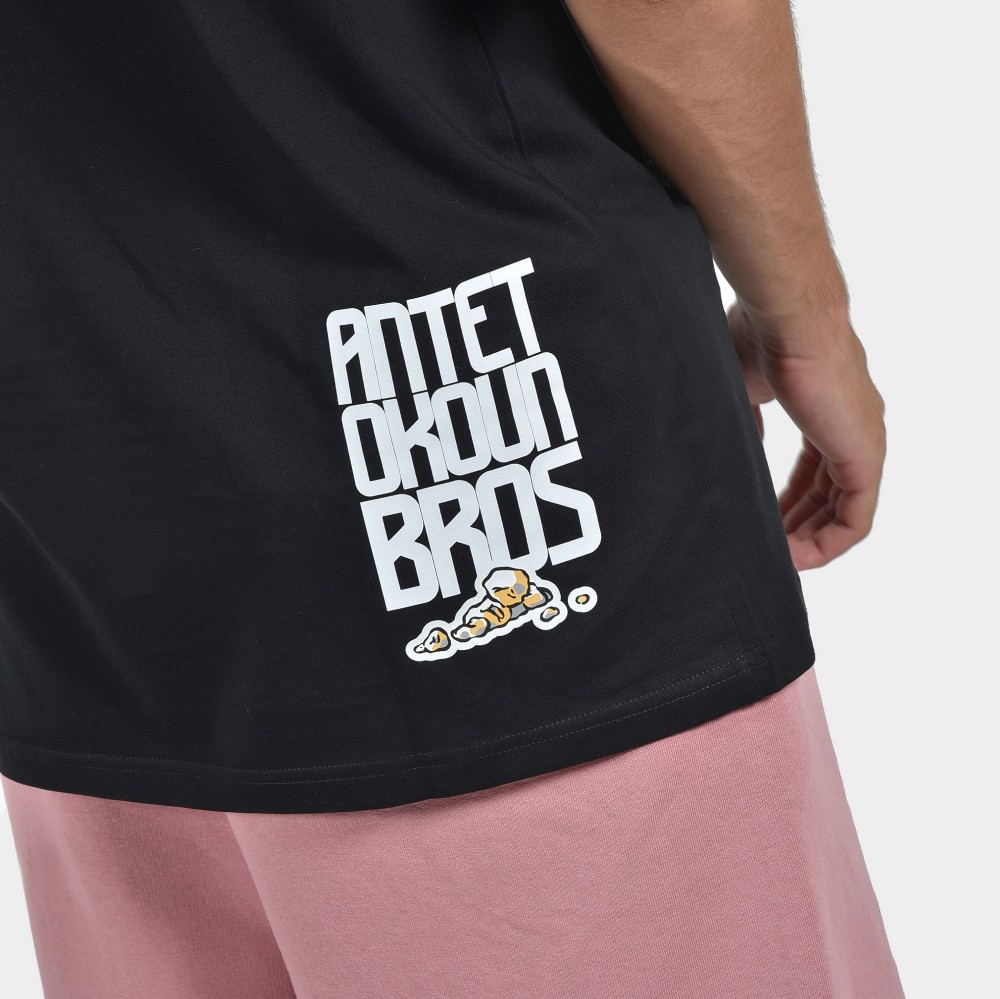 Men's T-shirt Pop Corn |ANTETOKOUNBROS | Black Back Detail