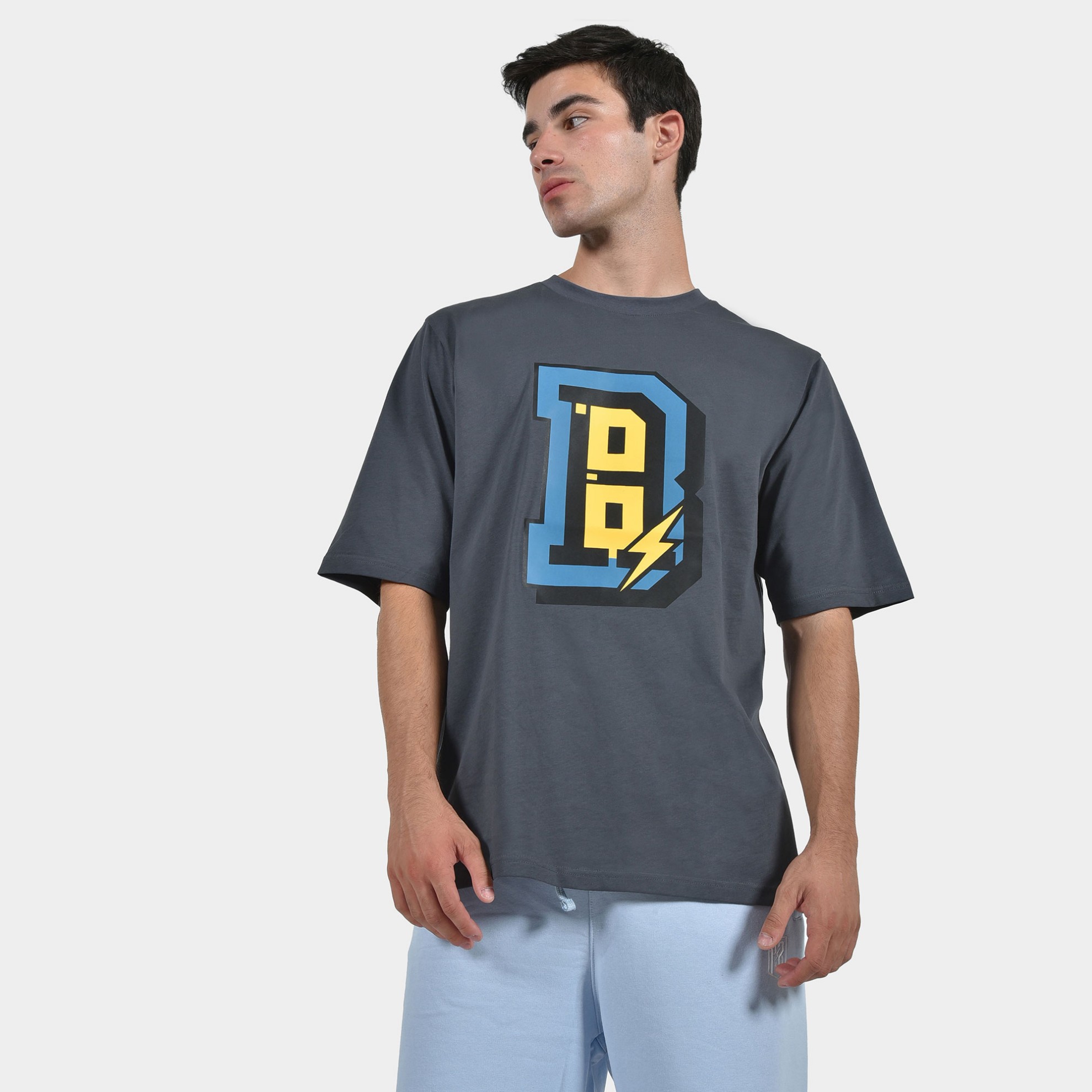 Men's T-shirt Goth | ANTETOKOUNBROS | Taupe Front	