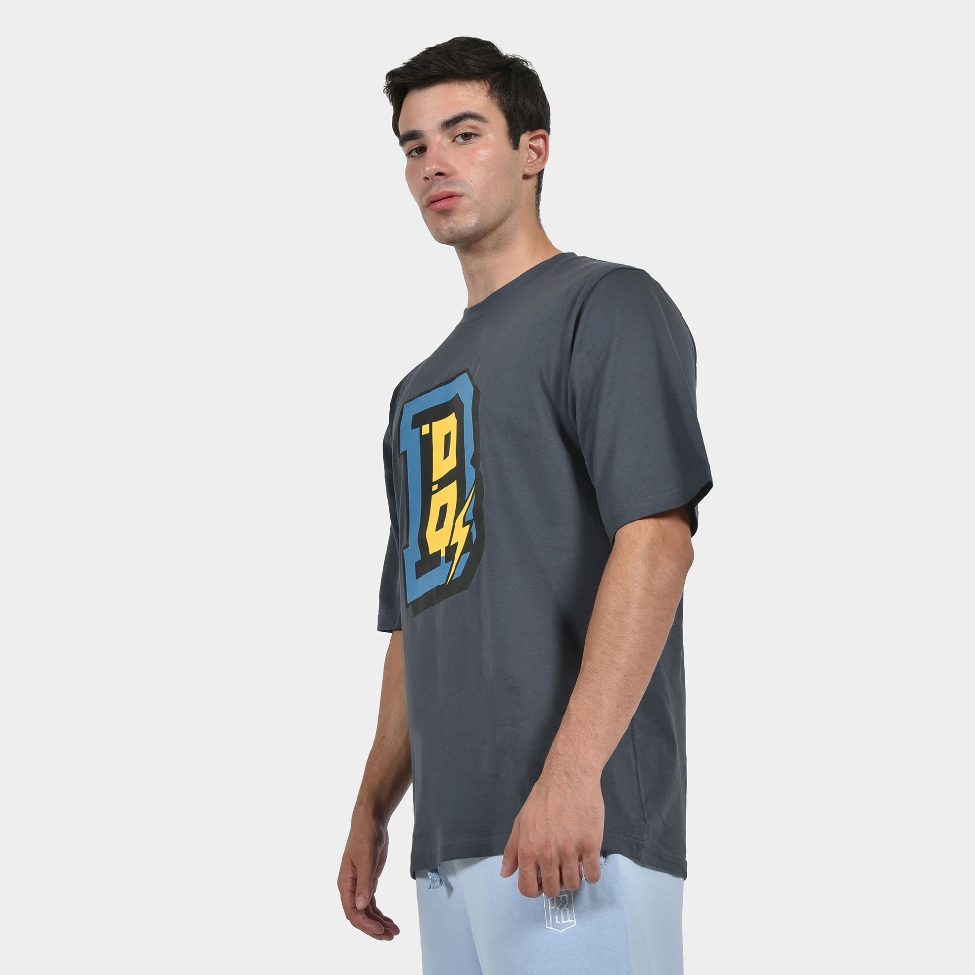 Men's T-shirt Goth | ANTETOKOUNBROS | Taupe Front	1