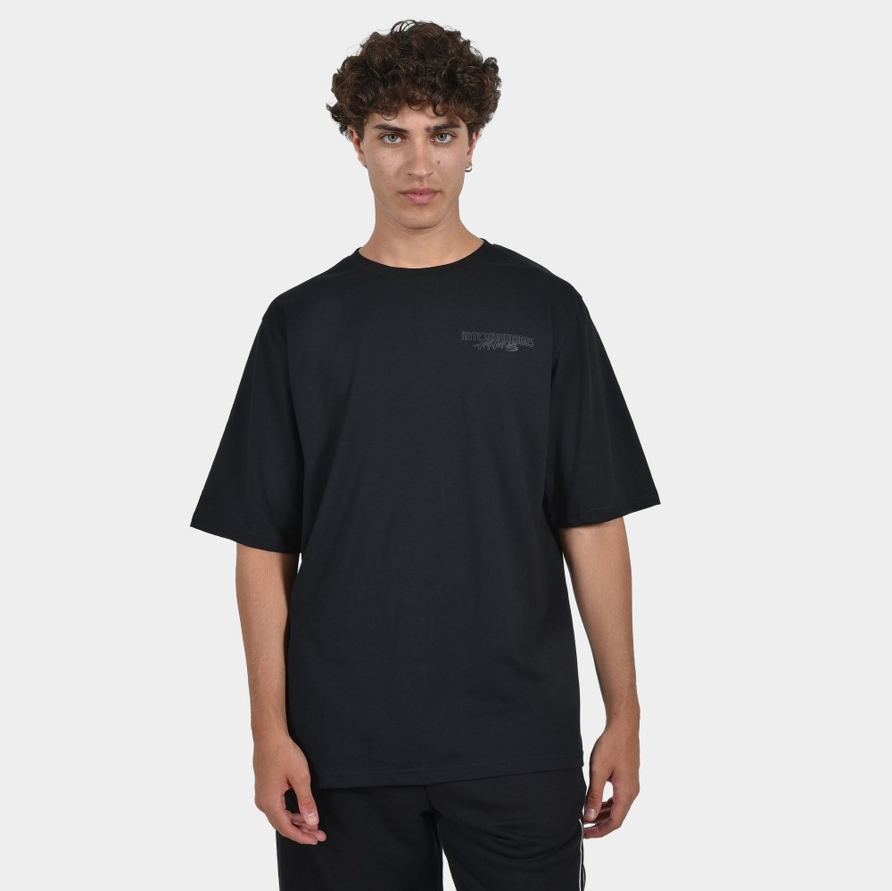Men's T-shirt Athens Vertical | ANTETOKOUNBROS | Black Front